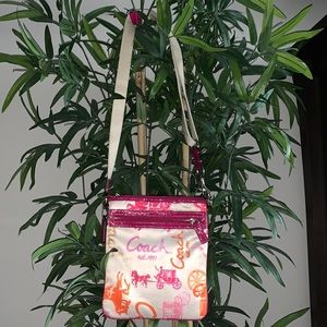 Coach cross body purse